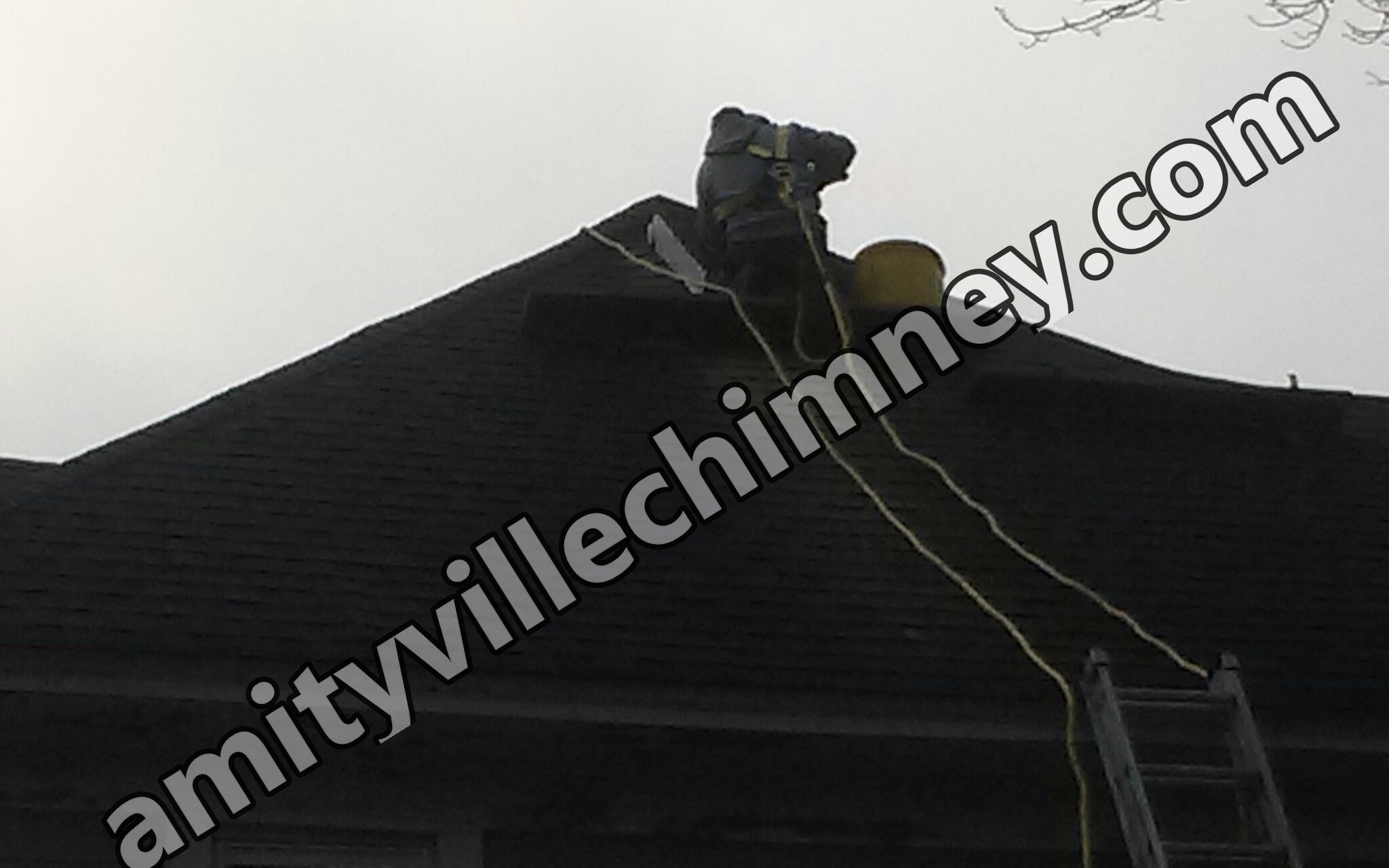 Oil chimney cleaning and soot removal in Amityville, NY