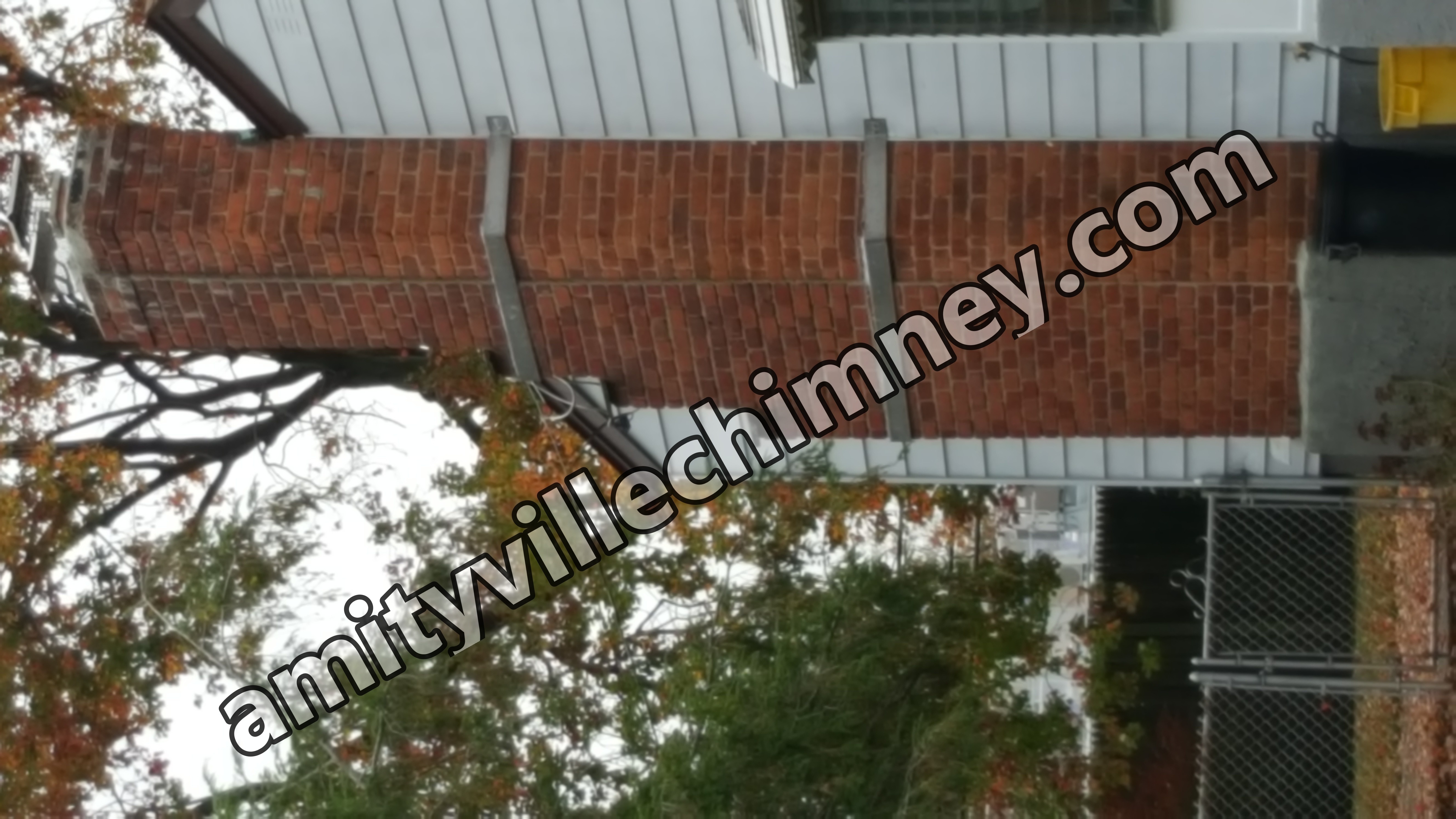 Heavy oil soot removal from chimney flue in Amityville, New York