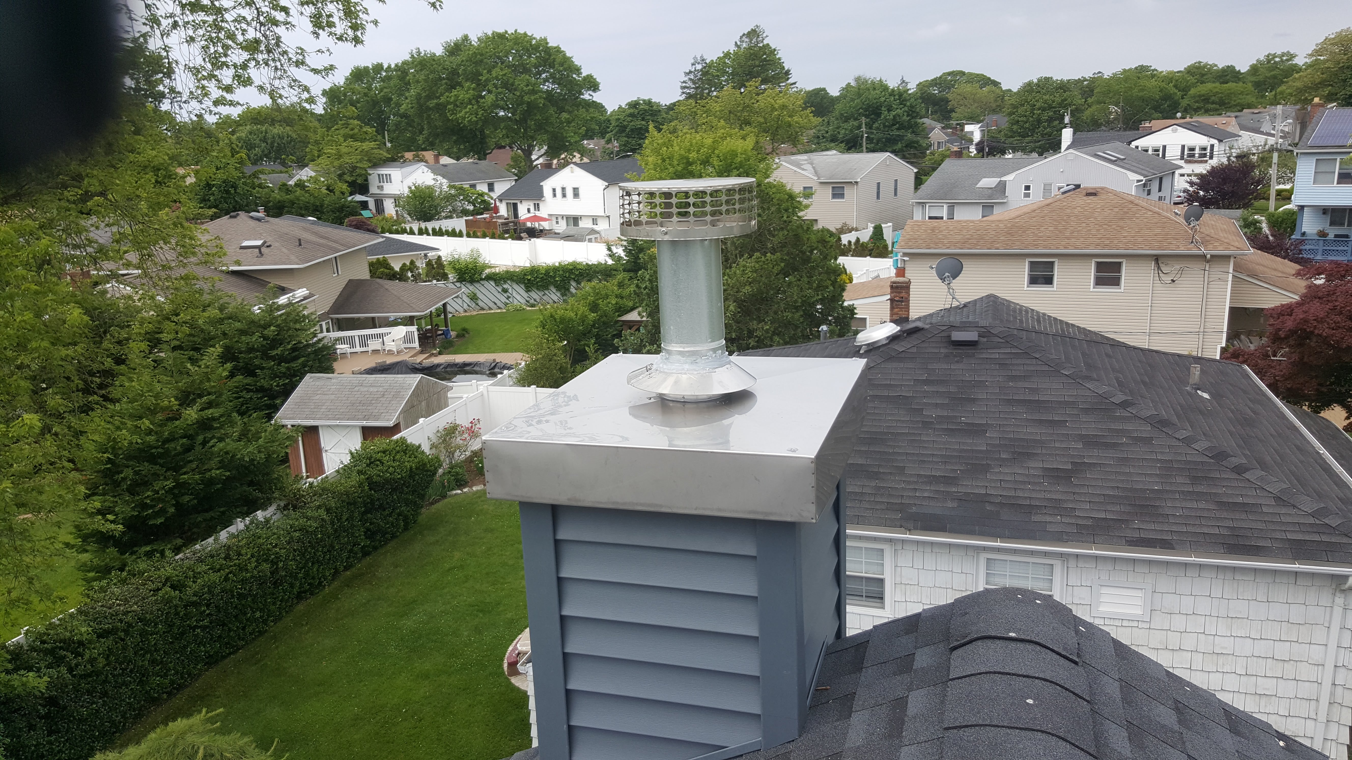 Energy-saving top sealing damper installed in Amityville, New York